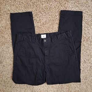 H&M Men's Black Slim Fit Coupe Etroite Dress Pants